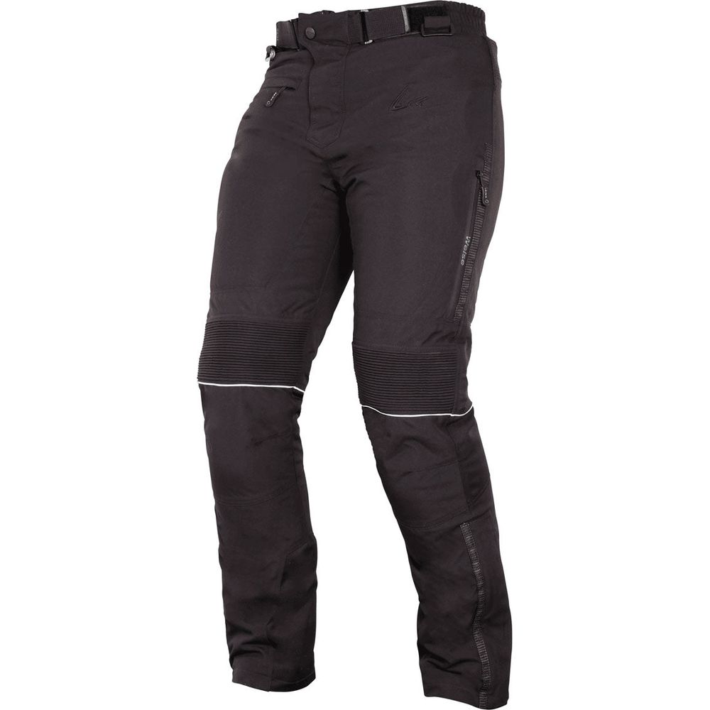 Weise Atlas Textile Trouser Black