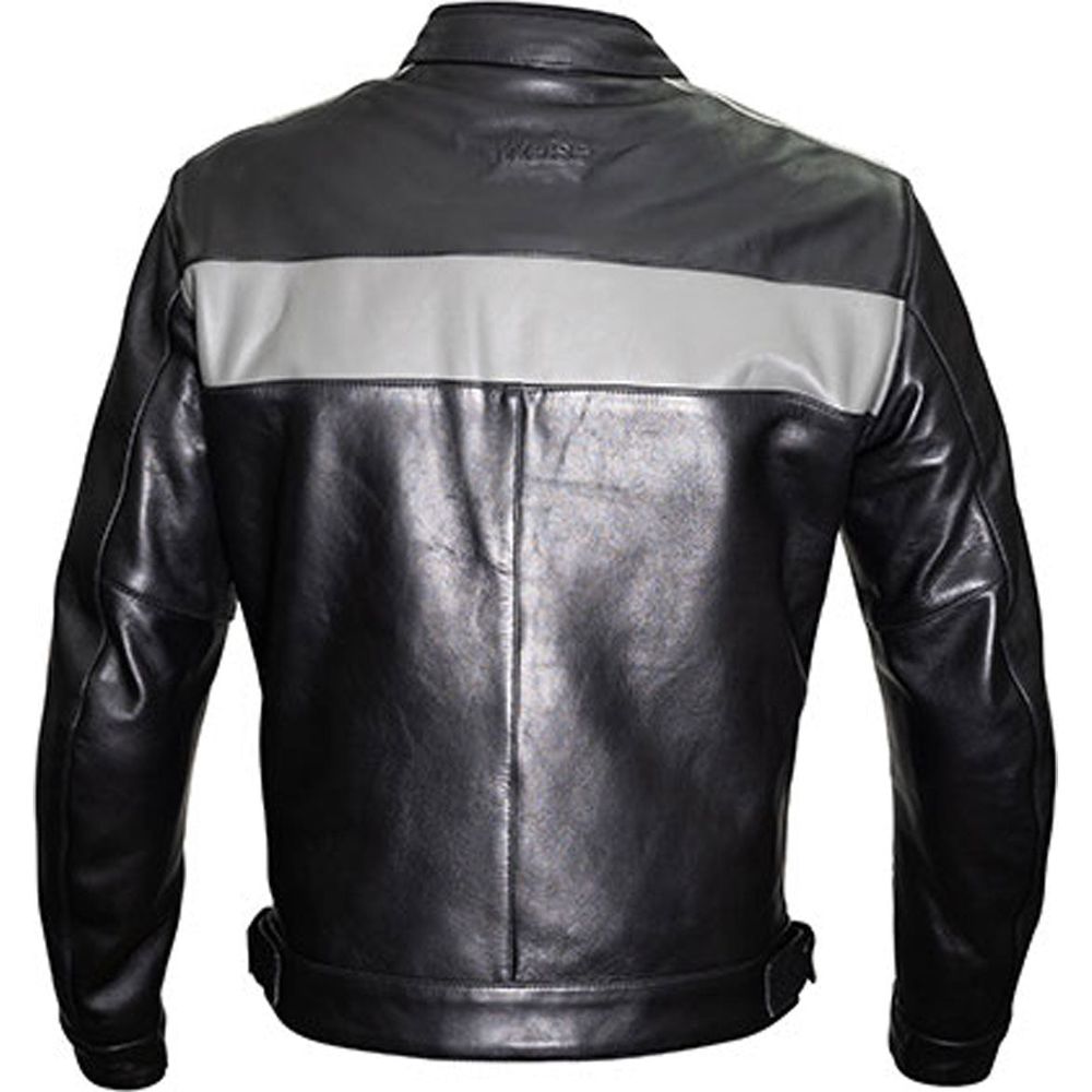 Weise Cabot Leather Jacket Black / Grey