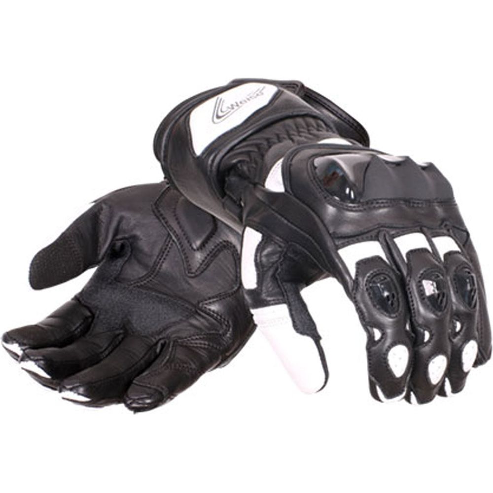 Weise Falcon Leather Gloves Black / White