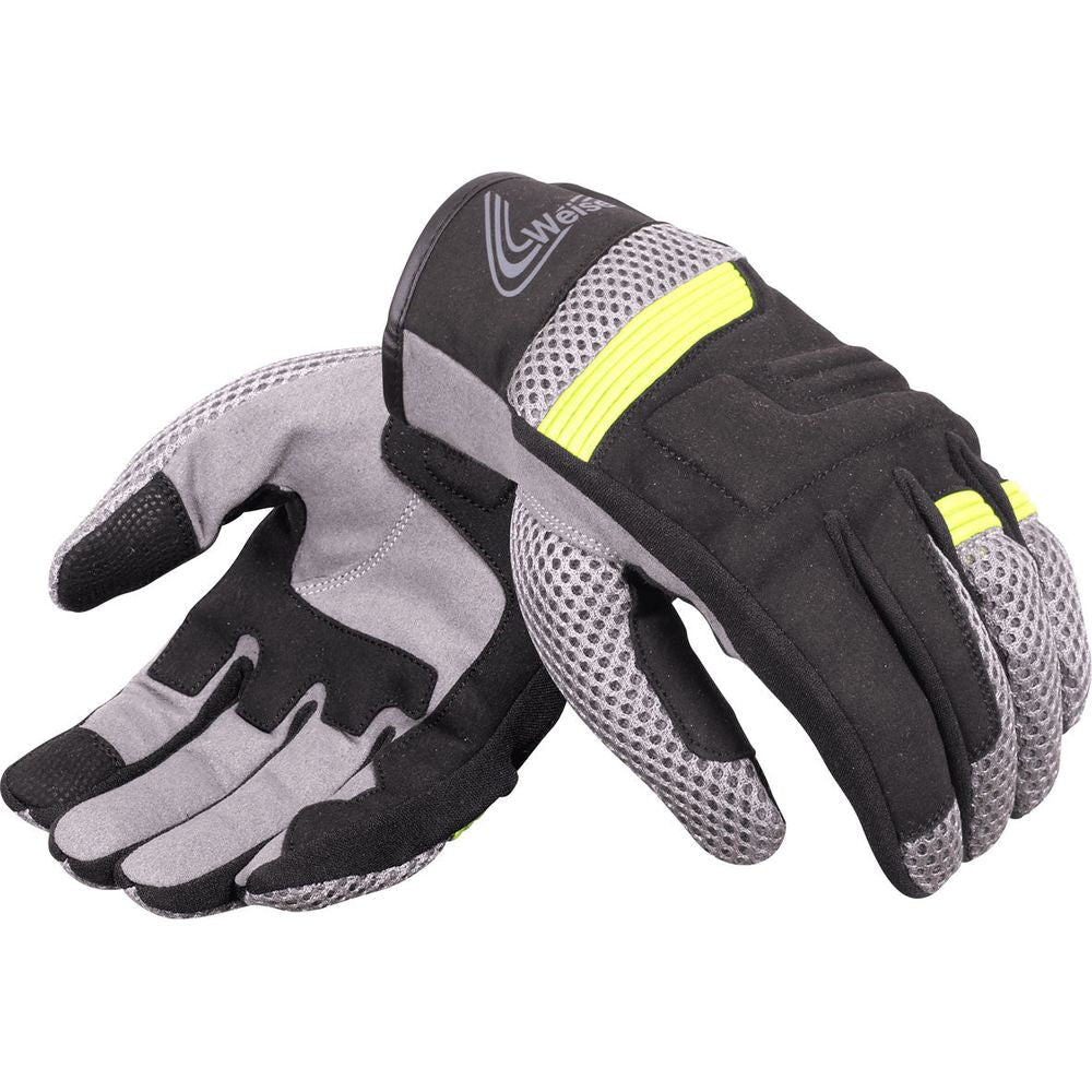 Weise Kona Textile Gloves Black / Neon Yellow