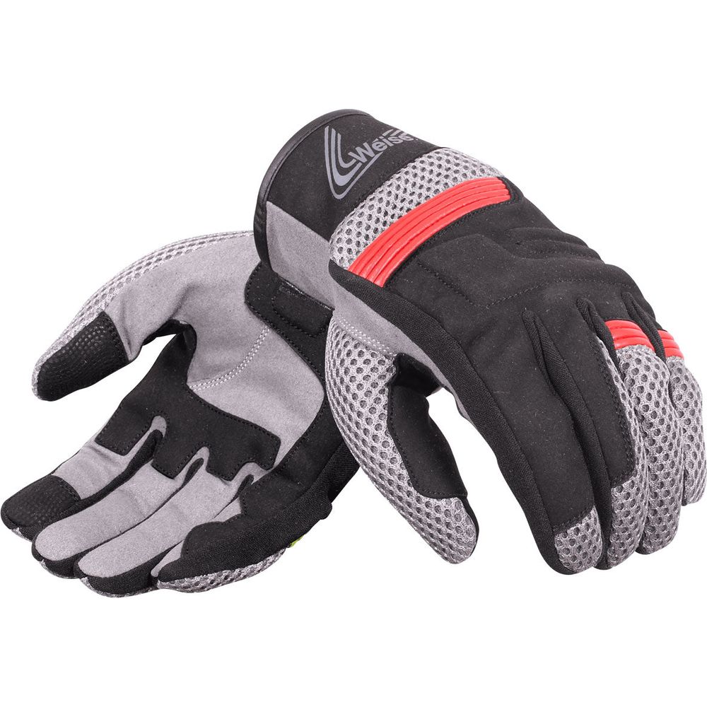 Weise Kona Textile Gloves Black / Red