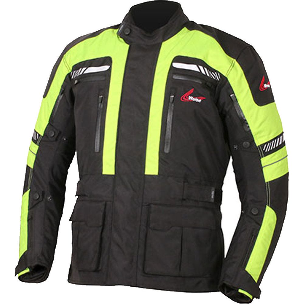 Weise Ottawa Textile Jacket Black / Neon Yellow