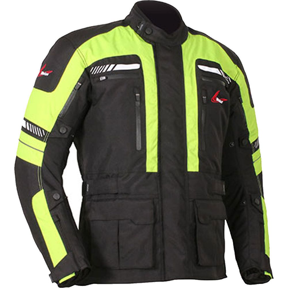 Weise Ottawa Textile Jacket Black / Neon Yellow