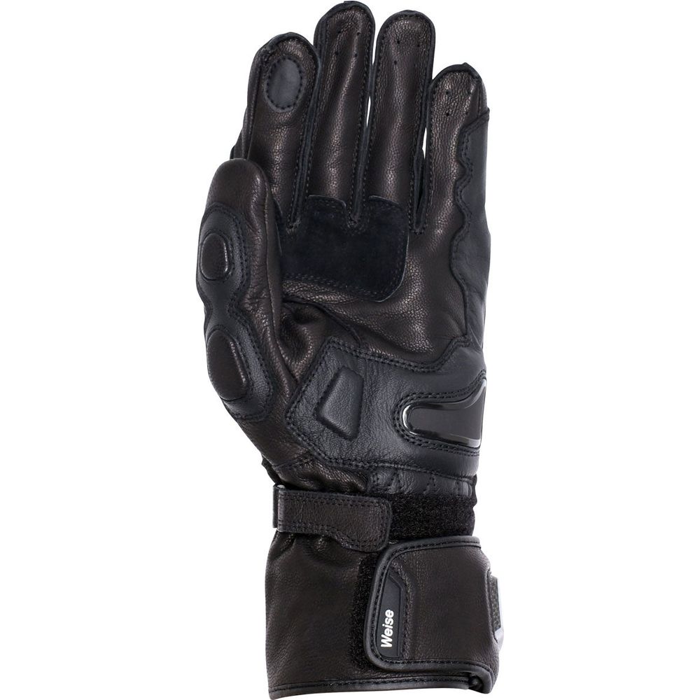 Weise Rennen Leather Gloves Black / White