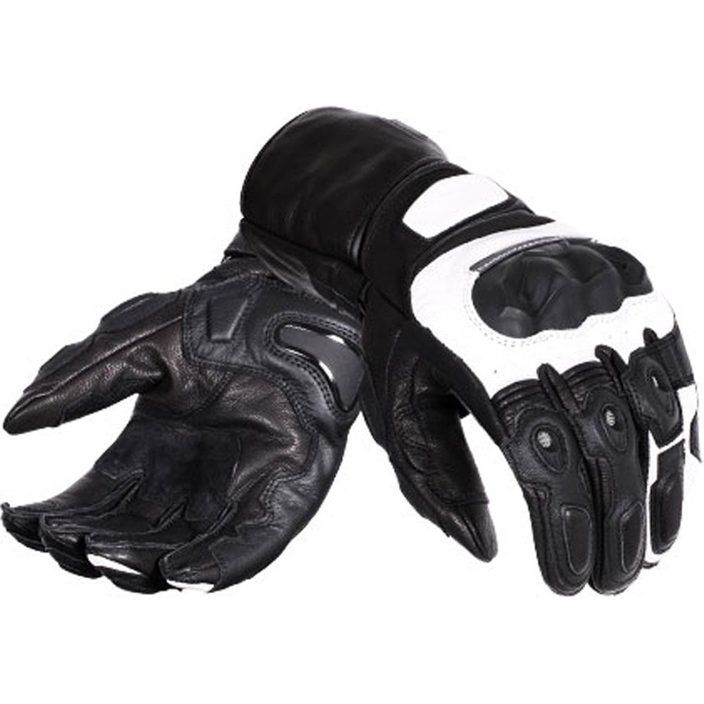 Weise Rennen Leather Gloves Black / White