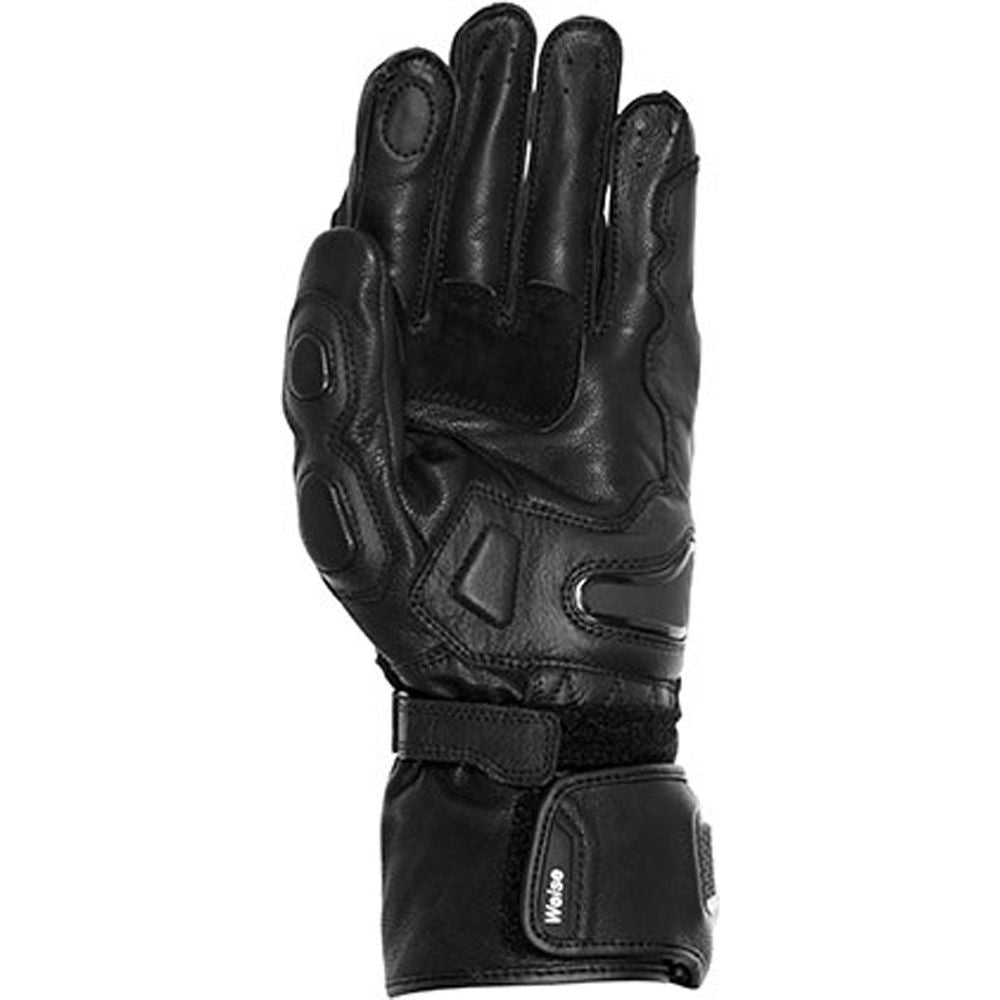 Weise Rennen Leather Gloves Black
