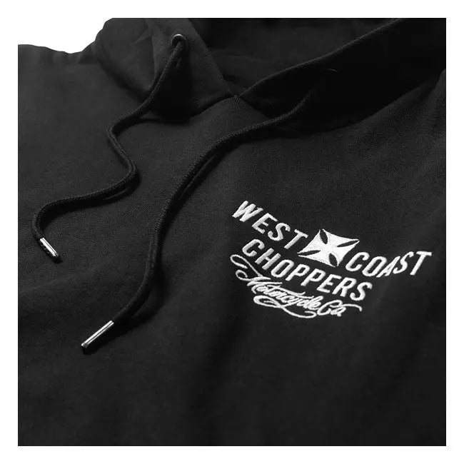 West Coast Choppers Frisco Hoodie Black - FREE UK Shipping, FREE 365 Day Returns | Moto Central