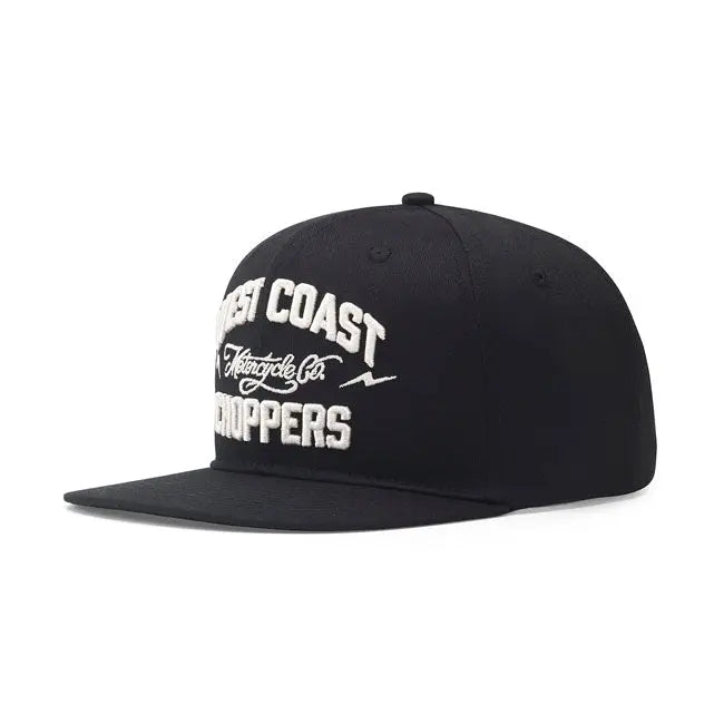 West Coast Choppers Motocycle Co. Flatbill Hat Black - FREE UK Shipping, FREE 365 Day Returns | Moto Central