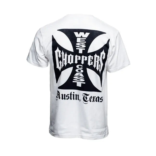 West Coast Choppers OG Classic ATX T-Shirt White - FREE UK Shipping, FREE 365 Day Returns | Moto Central