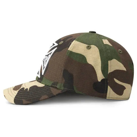West Coast Choppers OG Cross Woodland Cap Camouflage, side view