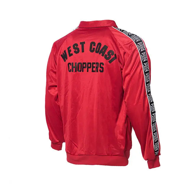 West Coast Choppers OG Tracksuit Jacket Red - FREE UK Shipping, FREE 365 Day Returns | Moto Central