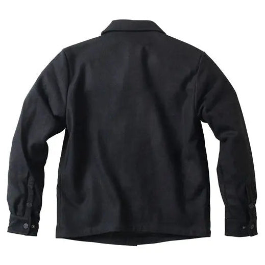 West Coast Choppers Wool Lined Plaidshirt Black, back view