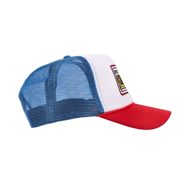 13 And A Half Magazine It's A Chopper Baby Trucker Cap Blue / Red / White - FREE UK Shipping, FREE 365 Day Returns | Moto Central