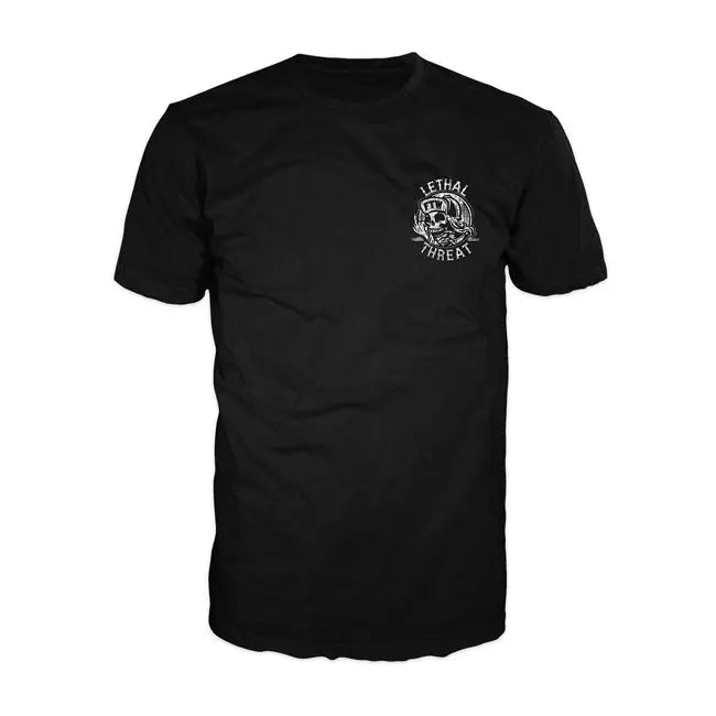 Lethal Threat In Memory T-Shirt Black / White - FREE UK Shipping, FREE 365 Day Returns | Moto Central