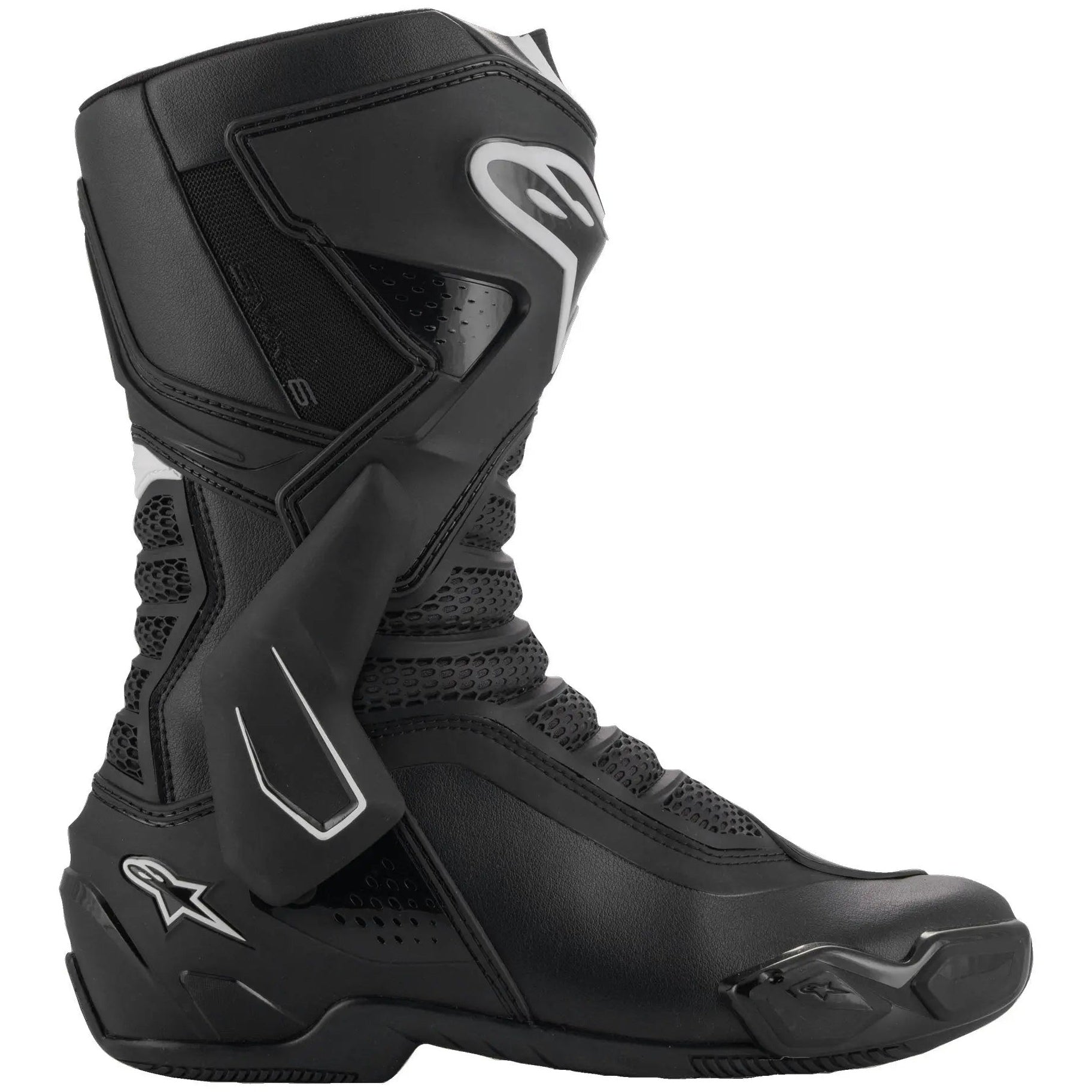 Alpinestars SMX-6 V3 Boots Black / White, outer side view