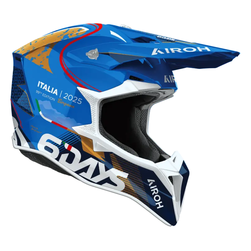 Airoh Wraaap 6 Days Italy 2025 motocross helmet - opposite-side view