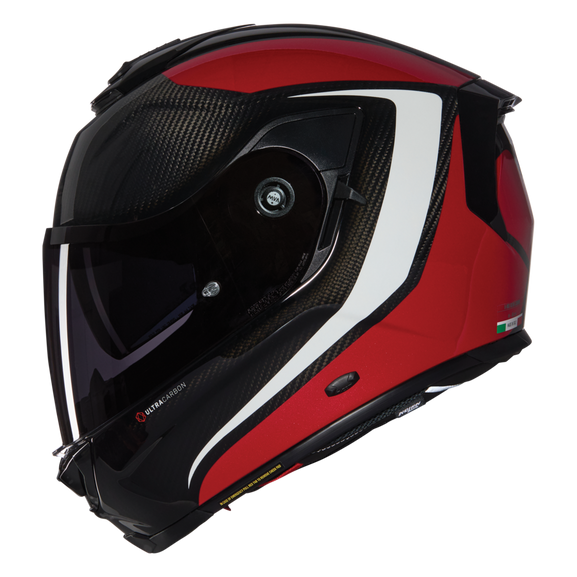 Nolan X-903 Ultra Carbon Intrigo Carbon / White / Red