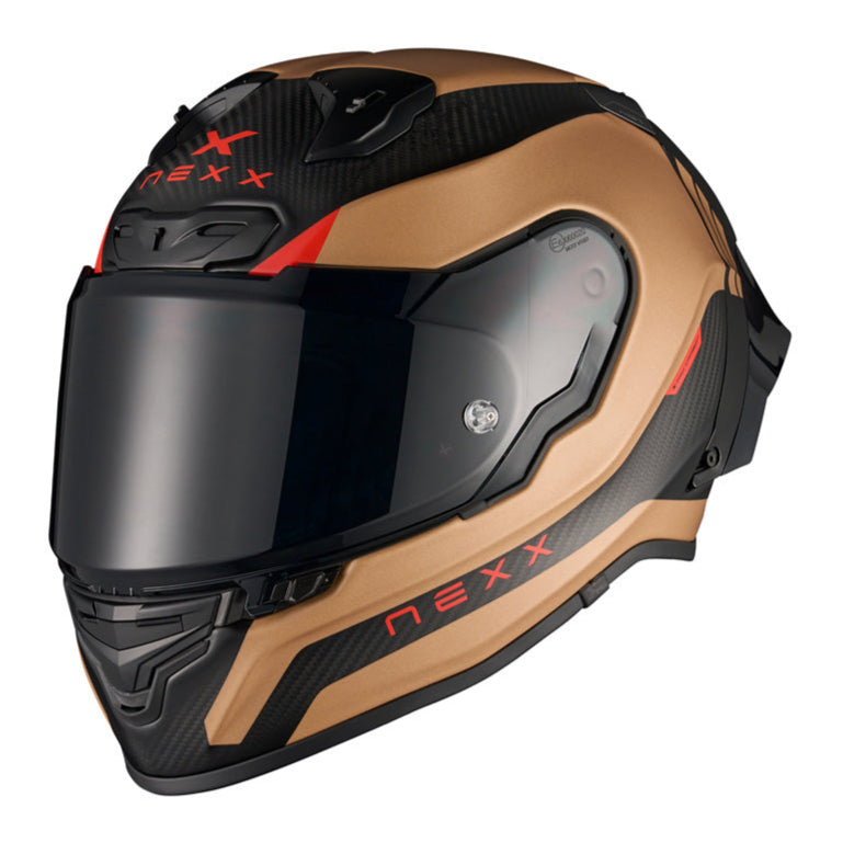 Nexx X.R3R Apex Carbon / Matt Copper - FREE UK Delivery, FREE 365 Day Returns | Moto Central