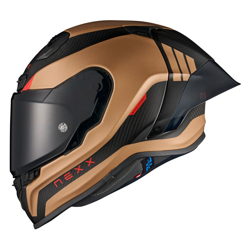 Nexx X.R3R Apex Carbon / Matt Copper - FREE UK Delivery, FREE 365 Day Returns | Moto Central