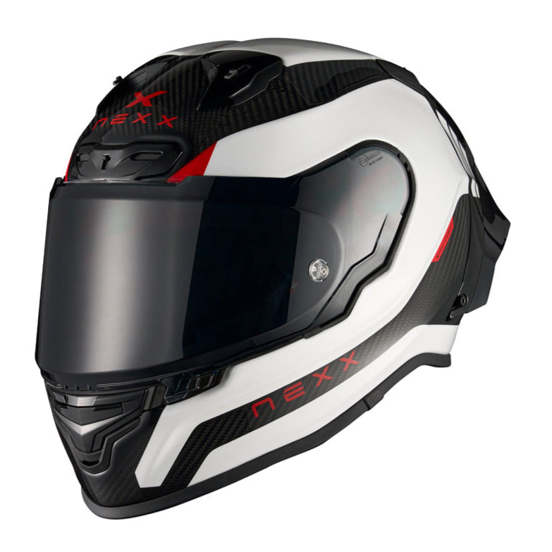 Nexx X.R3R Apex Carbon / White - FREE UK Delivery, FREE 365 Day Returns | Moto Central