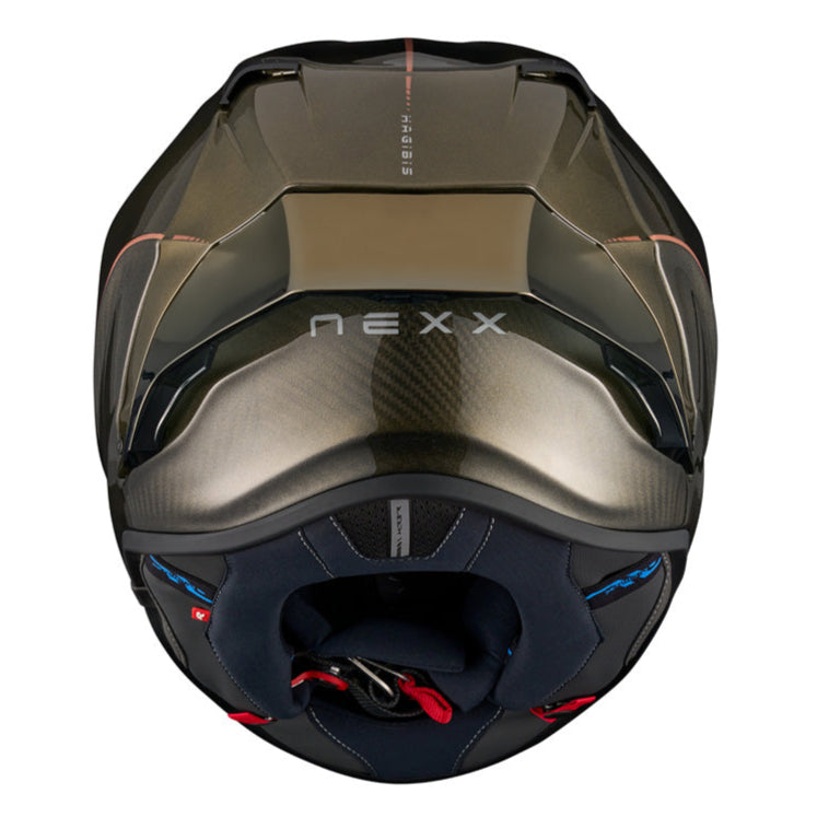 Nexx X.R3R Hagibis Carbon / Gold - FREE UK Delivery, FREE 365 Day Returns | Moto Central