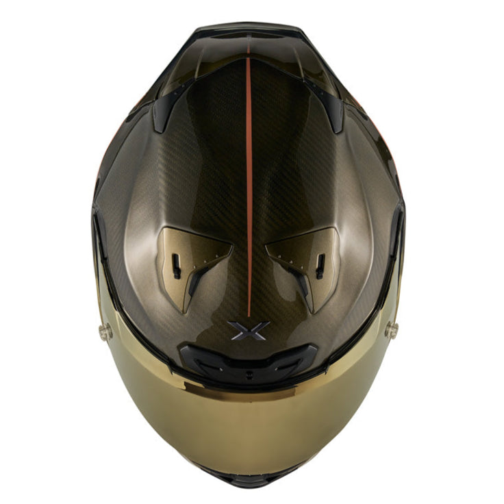 Nexx X.R3R Hagibis Carbon / Gold - FREE UK Delivery, FREE 365 Day Returns | Moto Central