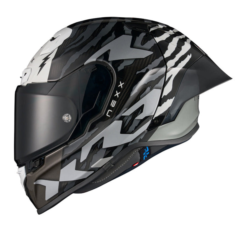 Nexx X.R3R Ziger Black / Grey - FREE UK Delivery, FREE 365 Day Returns | Moto Central