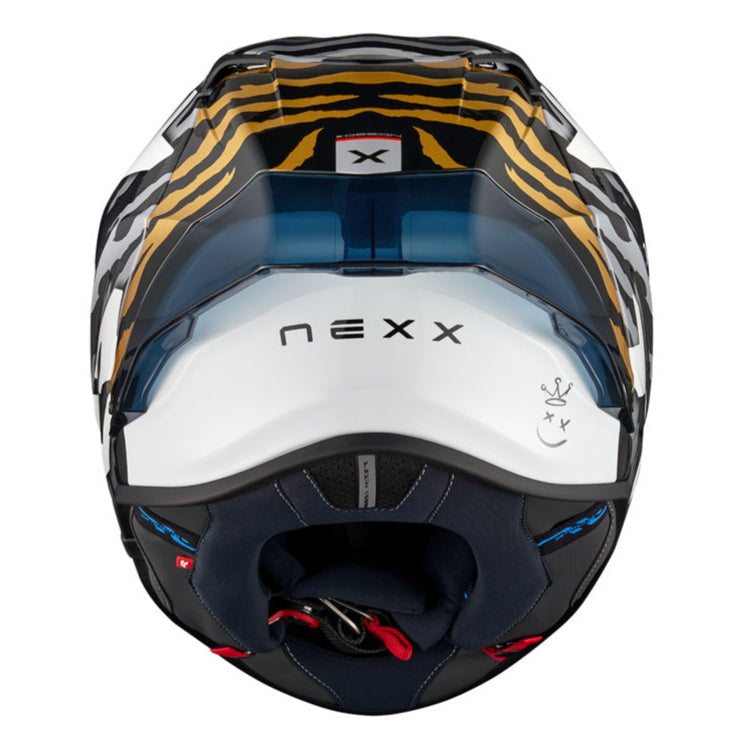 Nexx X.R3R Ziger Grey / Gold - FREE UK Delivery, FREE 365 Day Returns | Moto Central