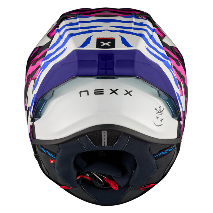 Nexx X.R3R Ziger Purple / Blue - FREE UK Delivery, FREE 365 Day Returns | Moto Central