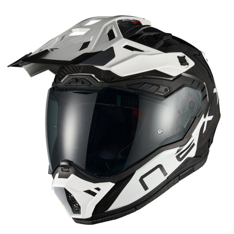 Nexx X.RALLY Gravix Carbon / White - FREE UK Delivery, FREE 365 Day Returns | Moto Central