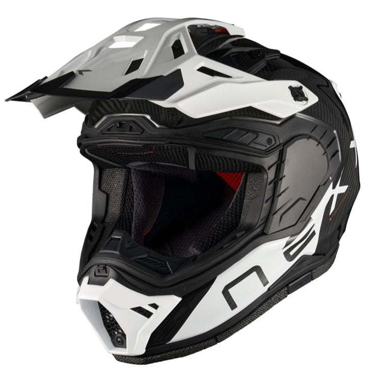 Nexx X.RALLY Gravix Carbon / White - FREE UK Delivery, FREE 365 Day Returns | Moto Central