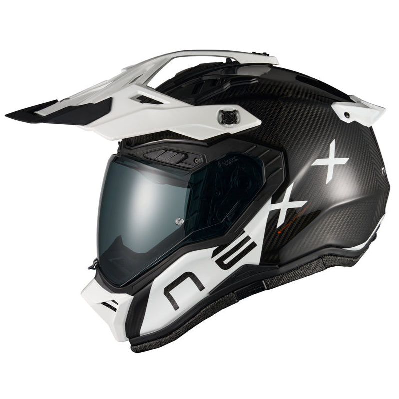 Nexx X.RALLY Gravix Carbon / White - FREE UK Delivery, FREE 365 Day Returns | Moto Central