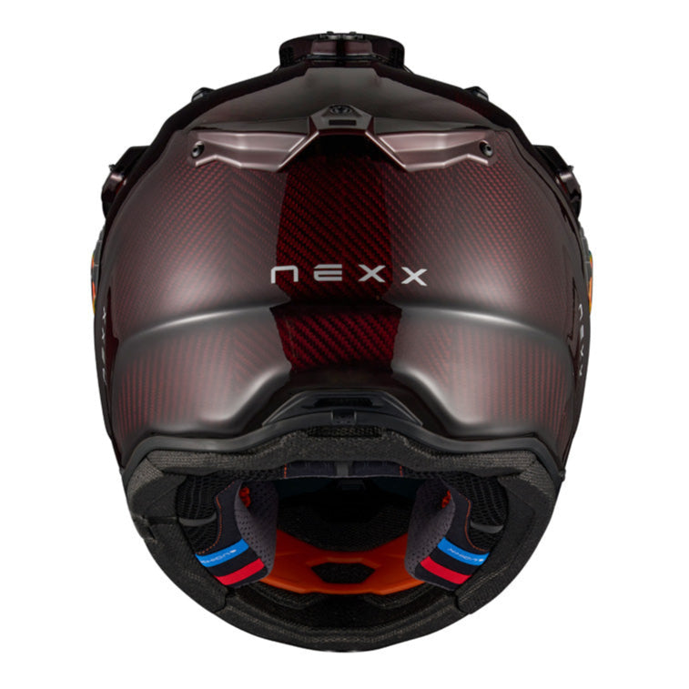 Nexx X.RALLY Namib Carbon / Red - FREE UK Delivery, FREE 365 Day Returns | Moto Central