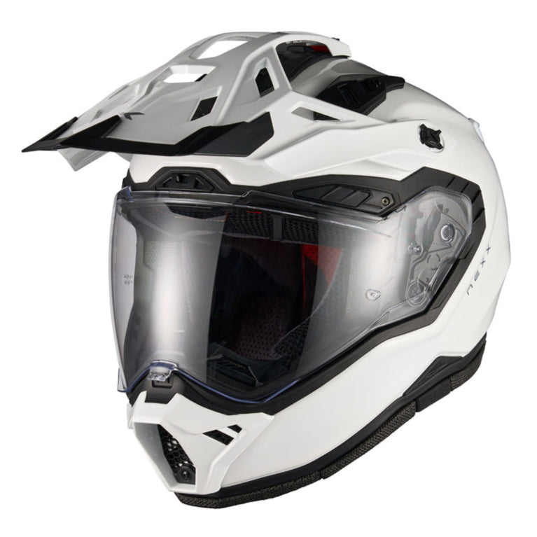 Nexx X.RALLY Plain White - FREE UK Delivery, FREE 365 Day Returns | Moto Central