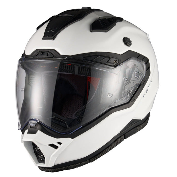 Nexx X.RALLY Plain White - FREE UK Delivery, FREE 365 Day Returns | Moto Central