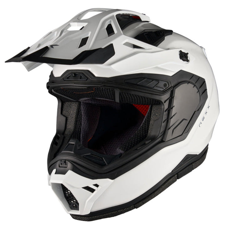 Nexx X.RALLY Plain White - FREE UK Delivery, FREE 365 Day Returns | Moto Central