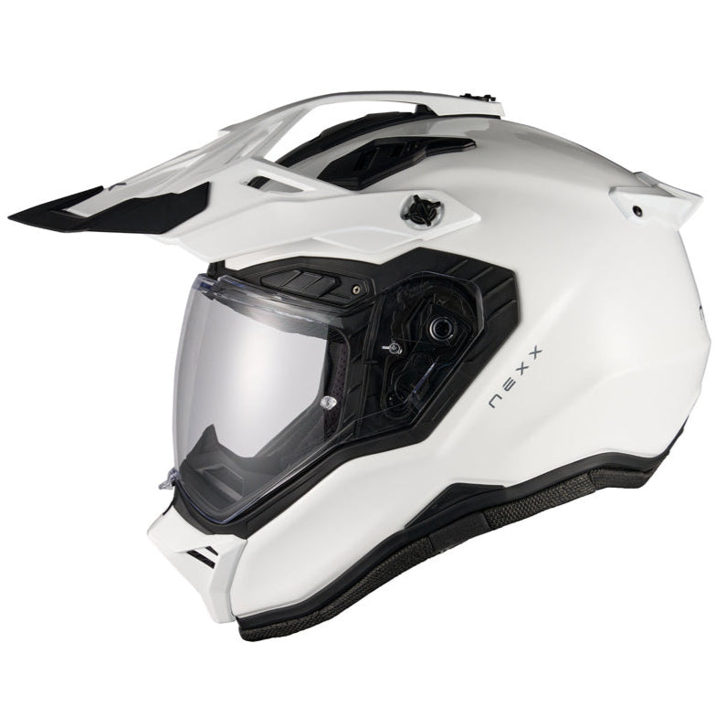 Nexx X.RALLY Plain White - FREE UK Delivery, FREE 365 Day Returns | Moto Central