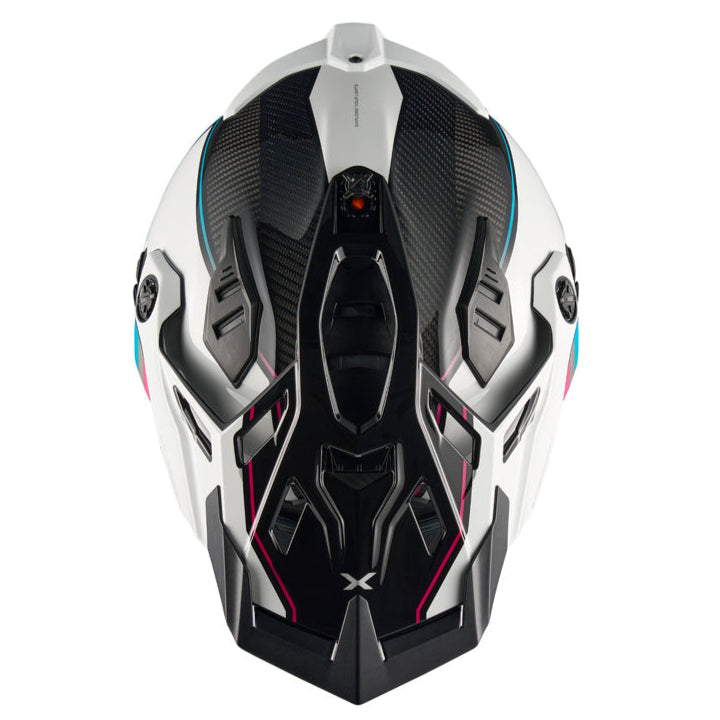 Nexx X.RALLY Raid Blue / Pink - FREE UK Delivery, FREE 365 Day Returns | Moto Central