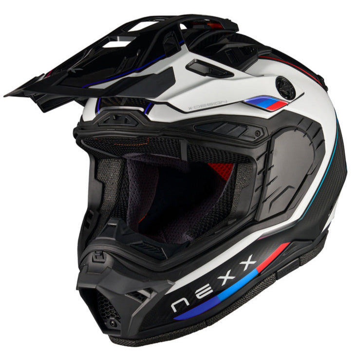 Nexx X.RALLY Raid Blue / Red - FREE UK Delivery, FREE 365 Day Returns | Moto Central
