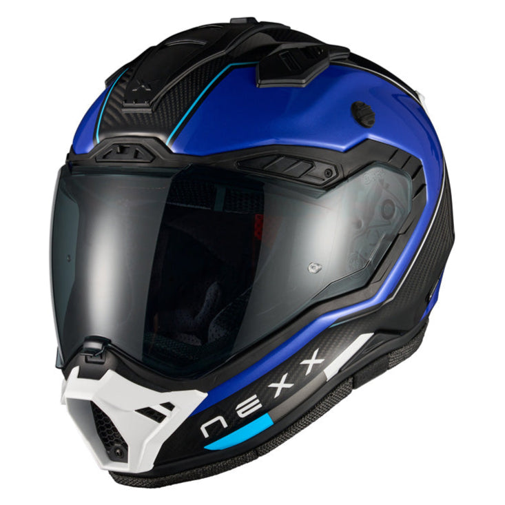 Nexx X.RALLY Raid Blue / White - FREE UK Delivery, FREE 365 Day Returns | Moto Central
