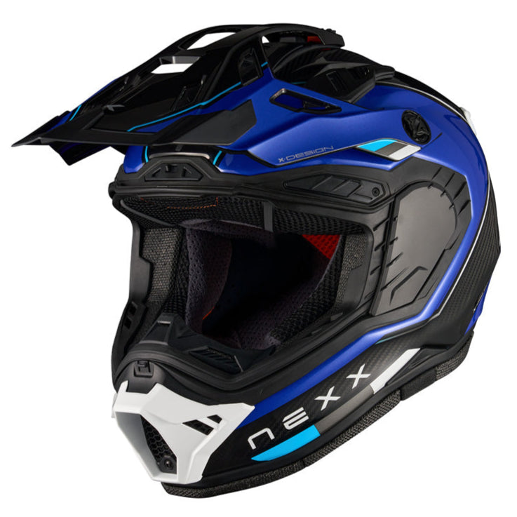 Nexx X.RALLY Raid Blue / White - FREE UK Delivery, FREE 365 Day Returns | Moto Central