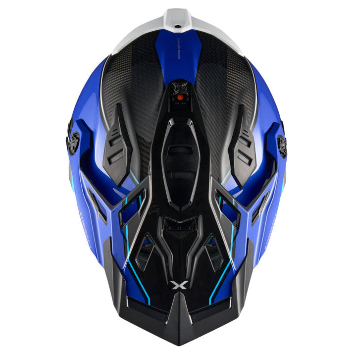 Nexx X.RALLY Raid Blue / White - FREE UK Delivery, FREE 365 Day Returns | Moto Central