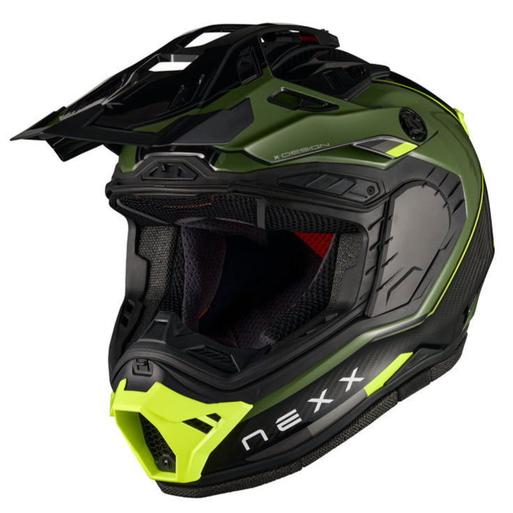 Nexx X.RALLY Raid Green / Neon - FREE UK Delivery, FREE 365 Day Returns | Moto Central