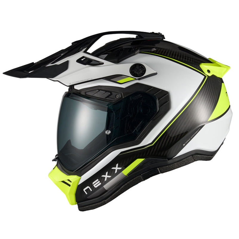 Nexx X.RALLY Raid White / Neon - FREE UK Delivery, FREE 365 Day Returns | Moto Central