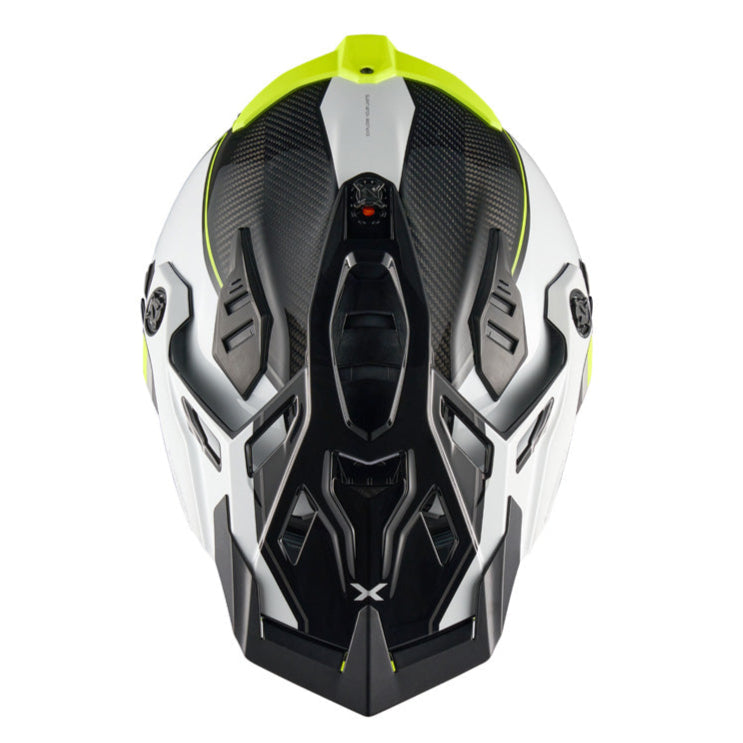 Nexx X.RALLY Raid White / Neon - FREE UK Delivery, FREE 365 Day Returns | Moto Central