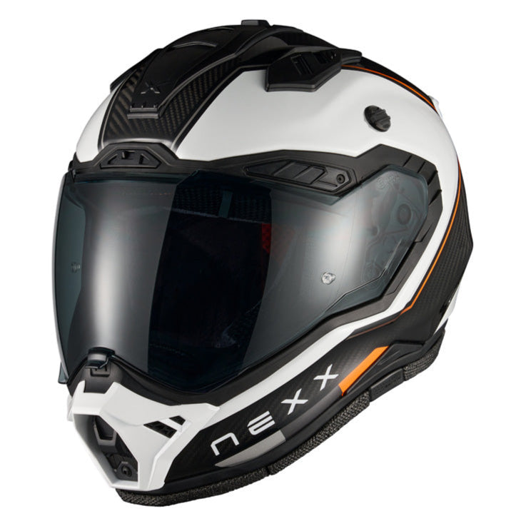 Nexx X.RALLY Raid White / Orange - FREE UK Delivery, FREE 365 Day Returns | Moto Central