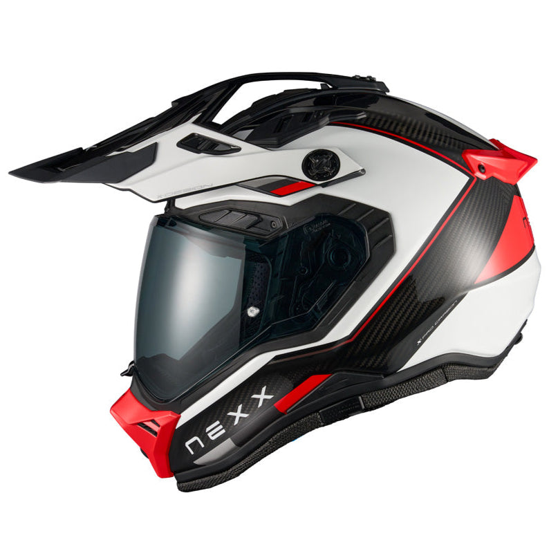 Nexx X.RALLY Raid White / Red - FREE UK Delivery, FREE 365 Day Returns | Moto Central