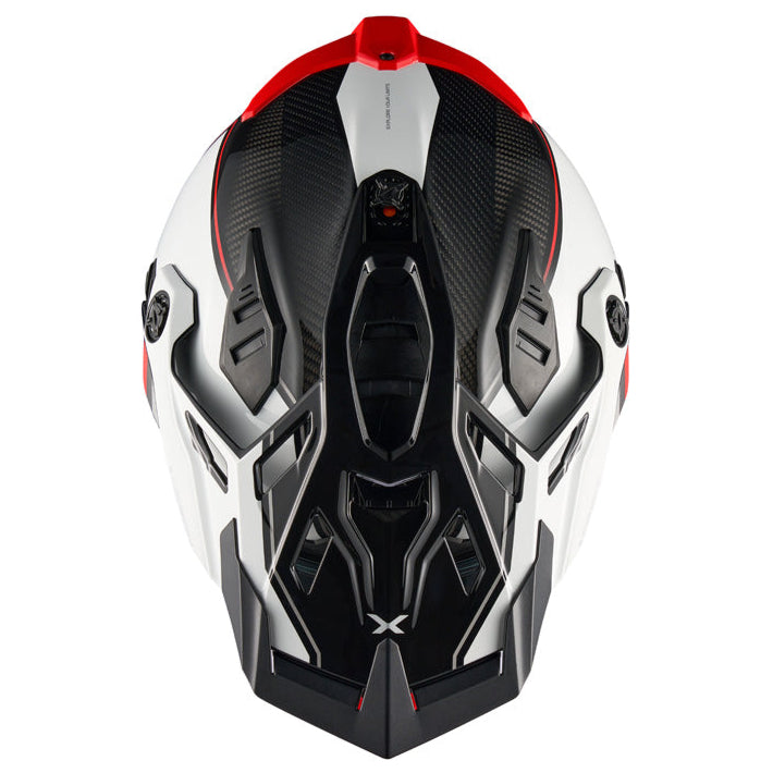 Nexx X.RALLY Raid White / Red - FREE UK Delivery, FREE 365 Day Returns | Moto Central