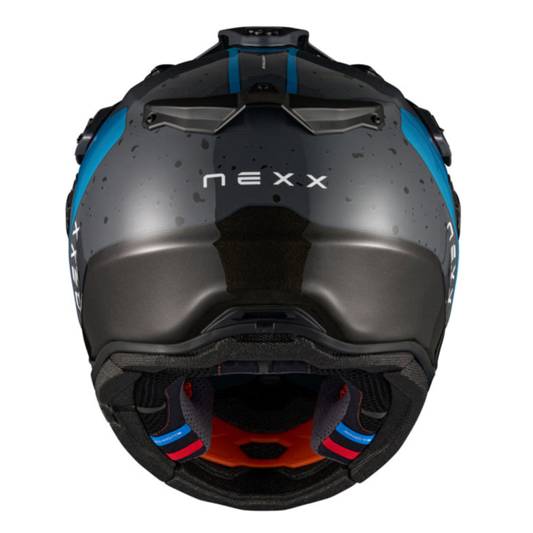 Nexx X.RALLY Yuma Grey / Blue - FREE UK Delivery, FREE 365 Day Returns | Moto Central