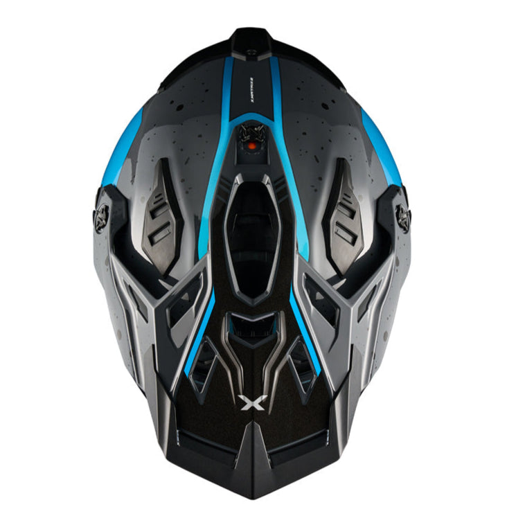 Nexx X.RALLY Yuma Grey / Blue - FREE UK Delivery, FREE 365 Day Returns | Moto Central